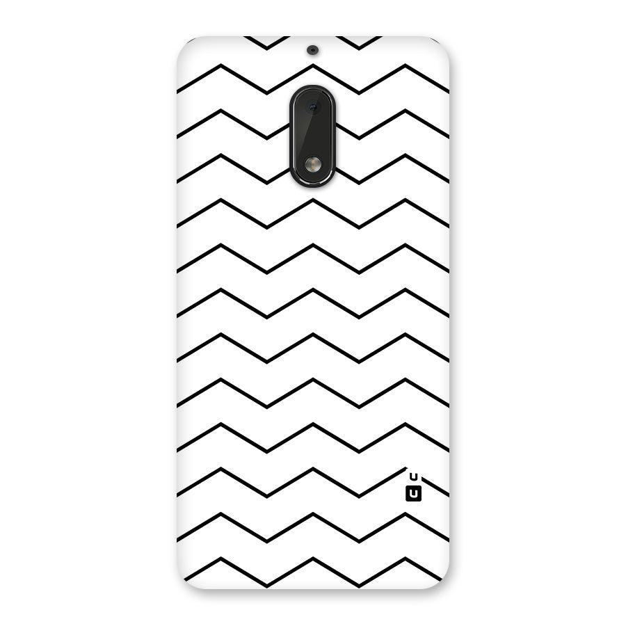 ZigZag Simple Classic Lines Back Case for Nokia 6