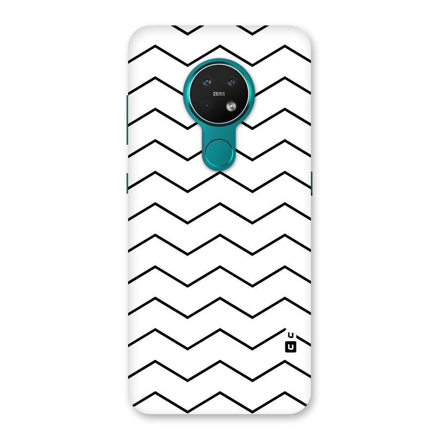 ZigZag Simple Classic Lines Back Case for Nokia 7.2