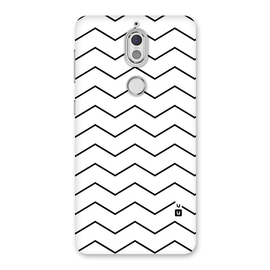 ZigZag Simple Classic Lines Back Case for Nokia 7
