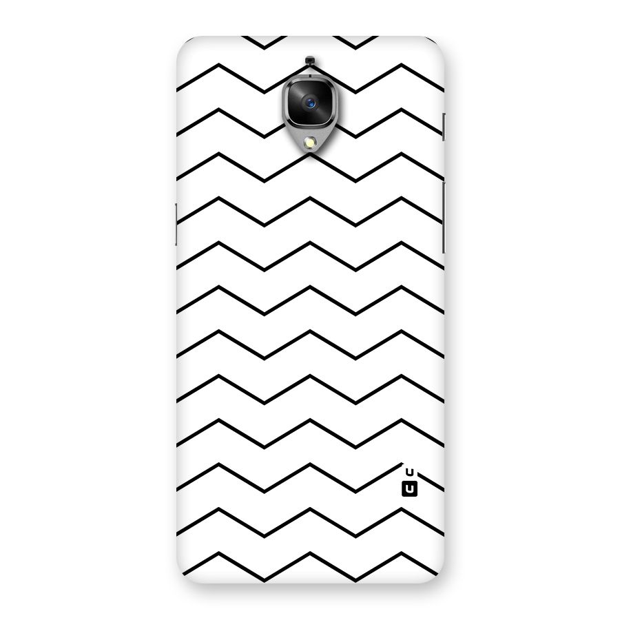 ZigZag Simple Classic Lines Back Case for OnePlus 3