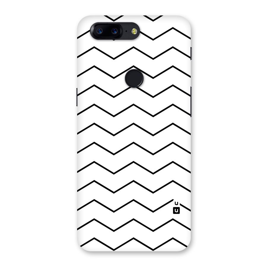 ZigZag Simple Classic Lines Back Case for OnePlus 5T