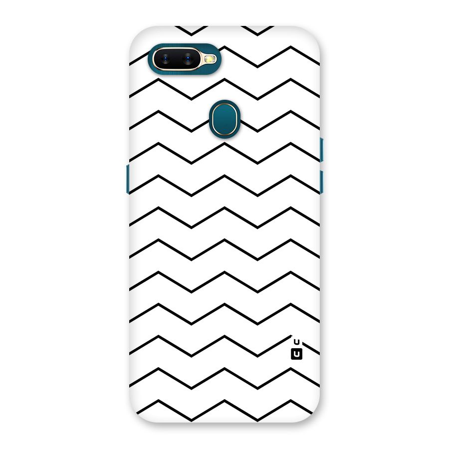 ZigZag Simple Classic Lines Back Case for Oppo A12s