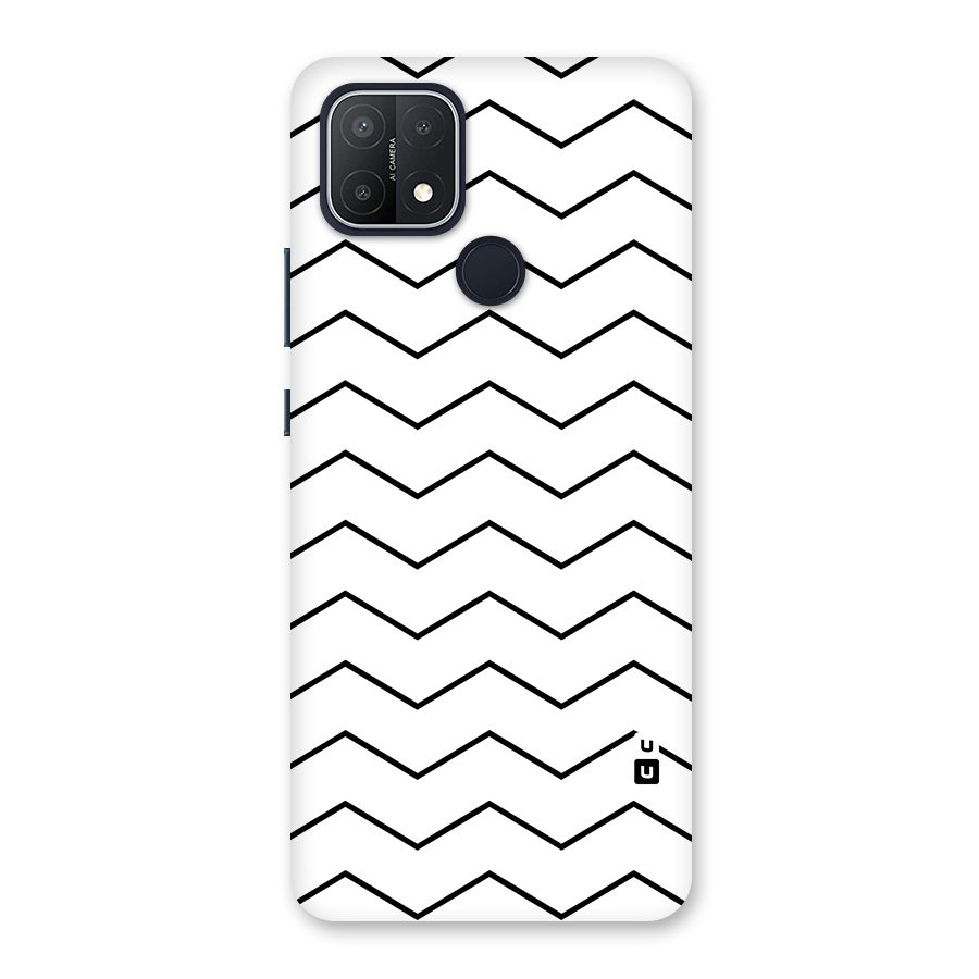 ZigZag Simple Classic Lines Back Case for Oppo A15
