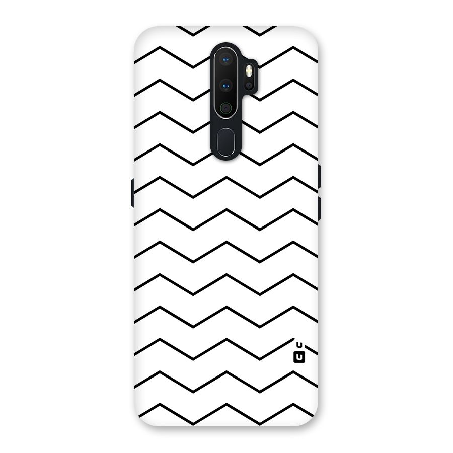 ZigZag Simple Classic Lines Back Case for Oppo A5 (2020)