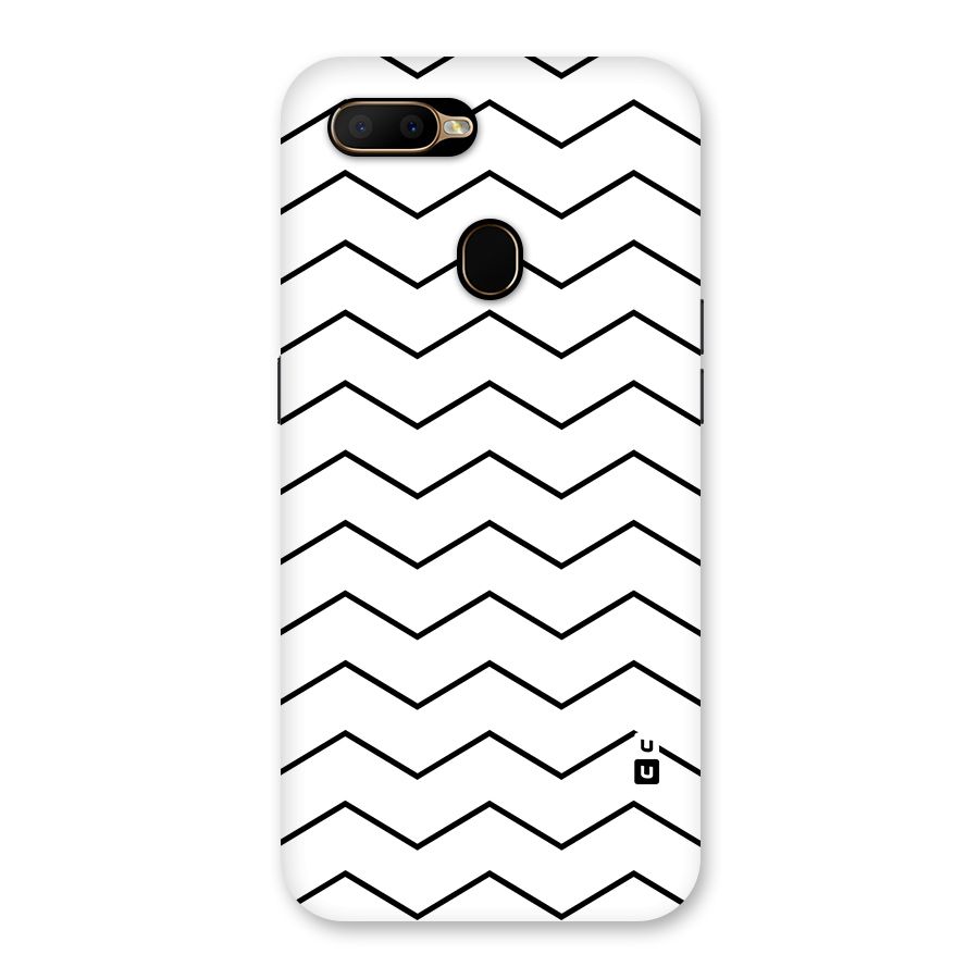 ZigZag Simple Classic Lines Back Case for Oppo A5s