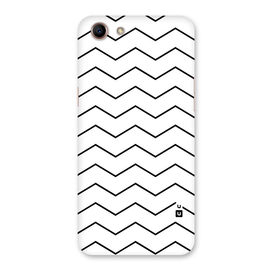ZigZag Simple Classic Lines Back Case for Oppo A83 (2018)