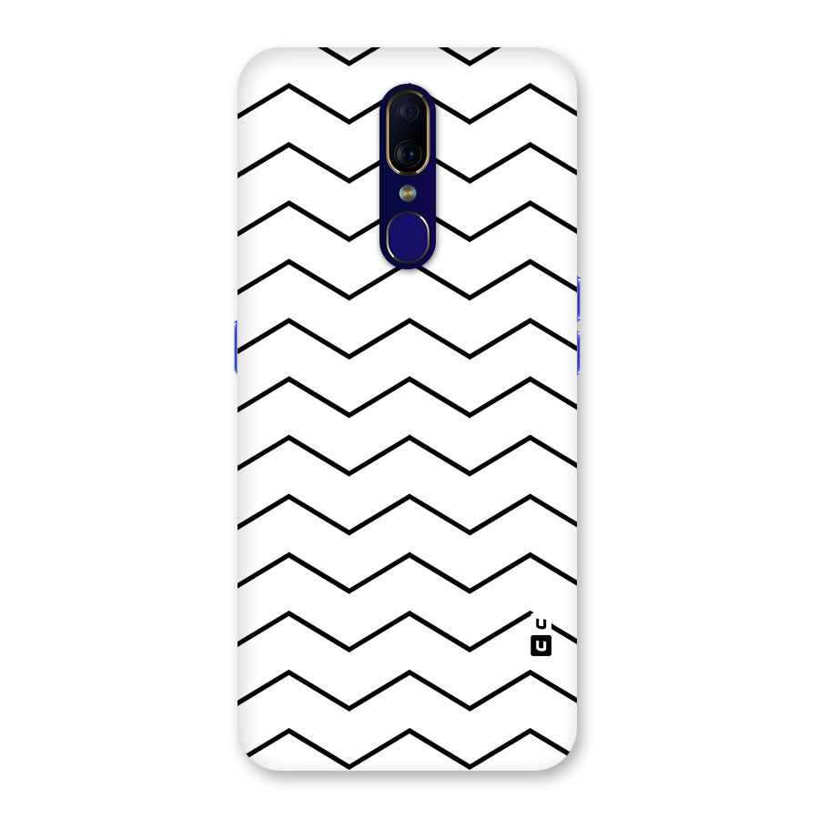 ZigZag Simple Classic Lines Back Case for Oppo A9