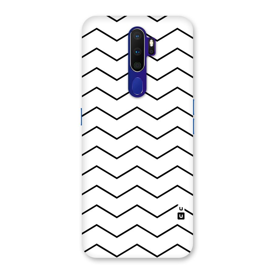 ZigZag Simple Classic Lines Back Case for Oppo A9 (2020)