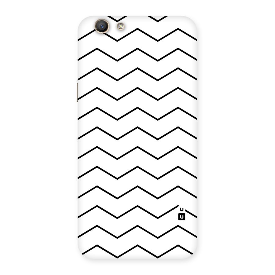 ZigZag Simple Classic Lines Back Case for Oppo F1s