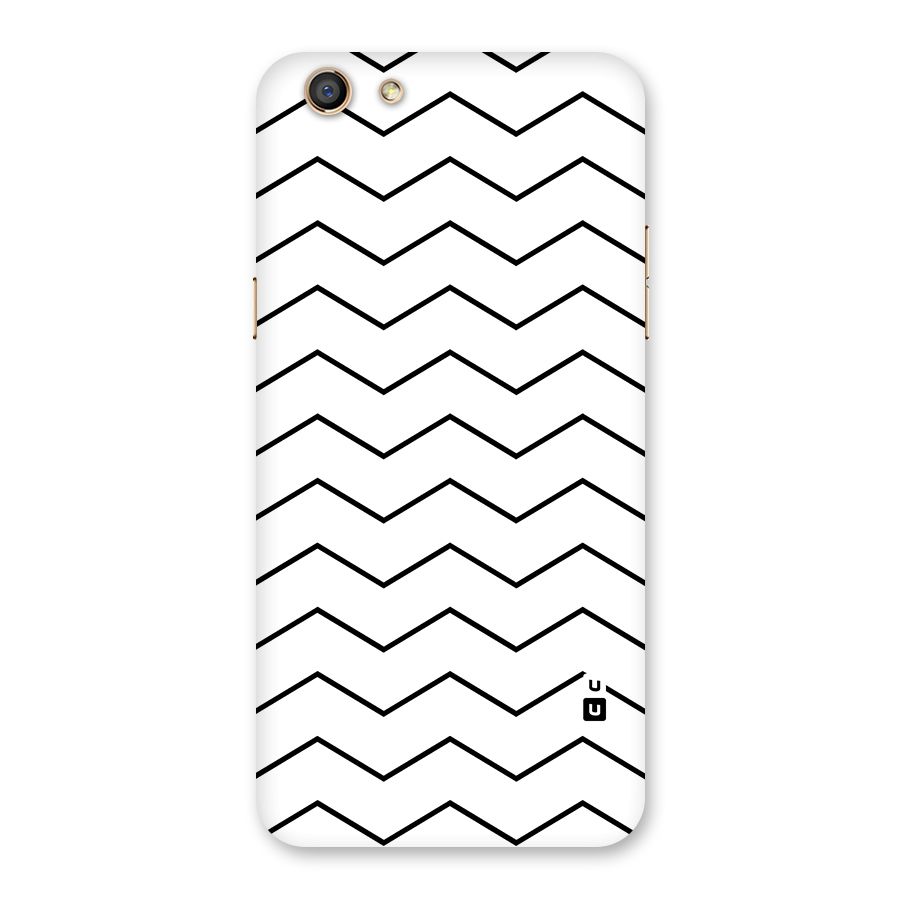 ZigZag Simple Classic Lines Back Case for Oppo F3