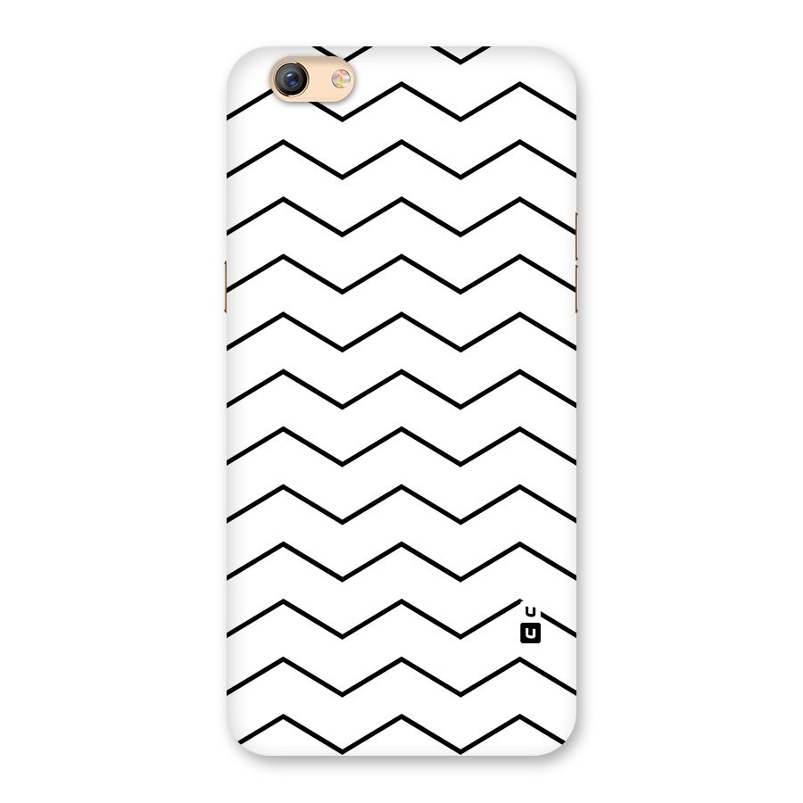 ZigZag Simple Classic Lines Back Case for Oppo F3 Plus