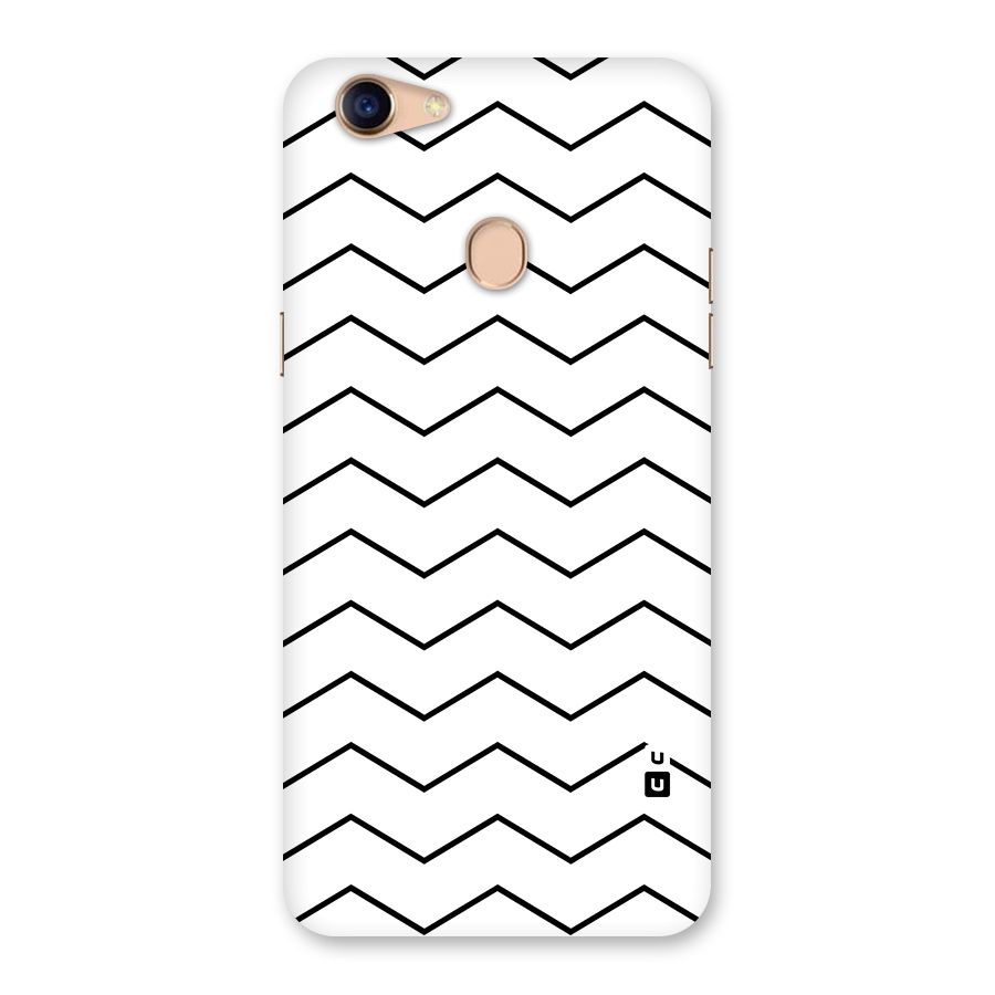 ZigZag Simple Classic Lines Back Case for Oppo F5
