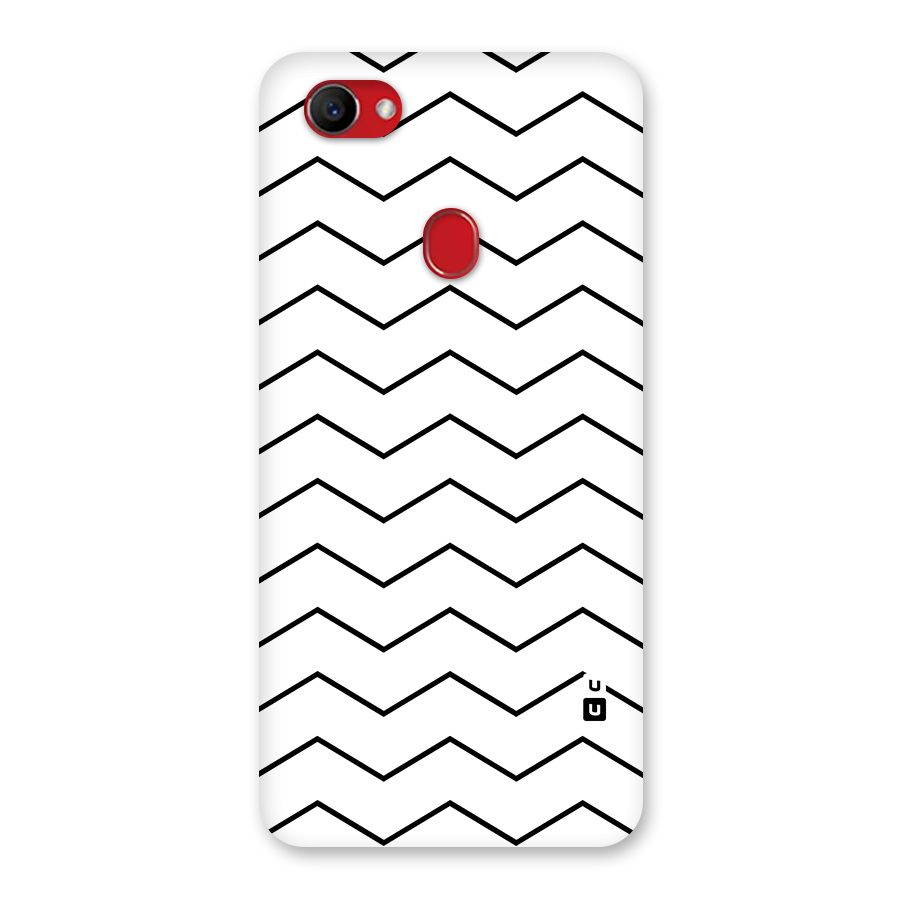 ZigZag Simple Classic Lines Back Case for Oppo F7