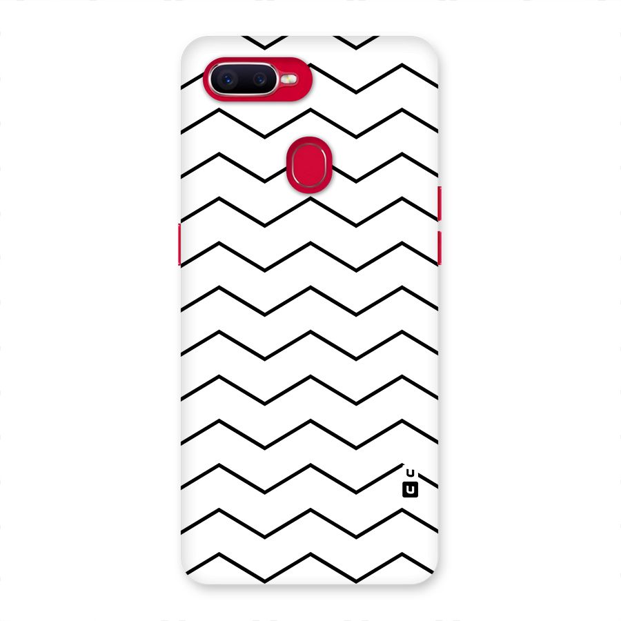 ZigZag Simple Classic Lines Back Case for Oppo F9 Pro