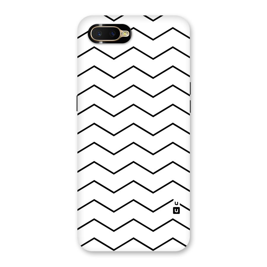 ZigZag Simple Classic Lines Back Case for Oppo K1