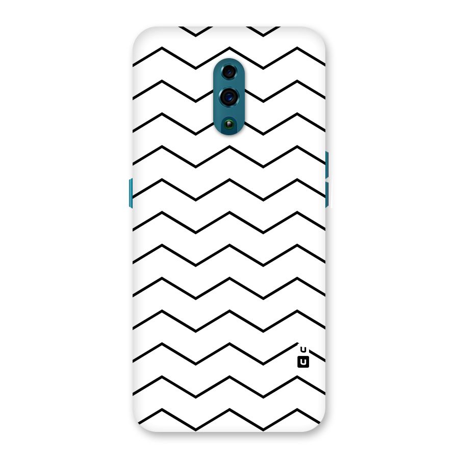 ZigZag Simple Classic Lines Back Case for Oppo Reno