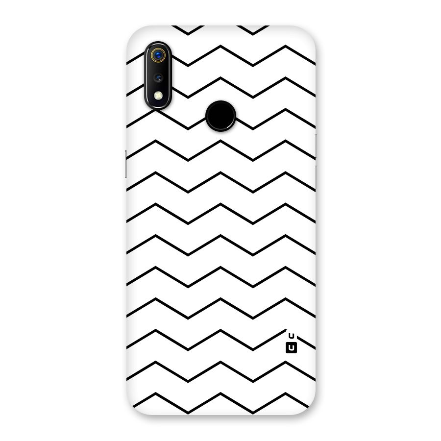 ZigZag Simple Classic Lines Back Case for Realme 3