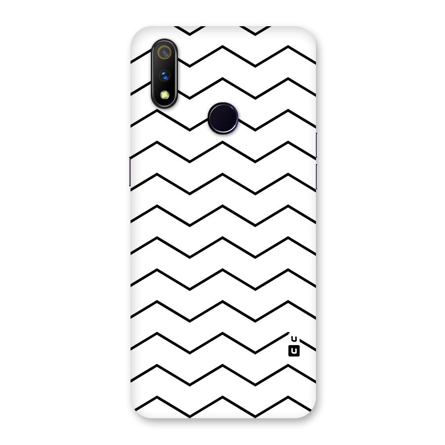ZigZag Simple Classic Lines Back Case for Realme 3 Pro