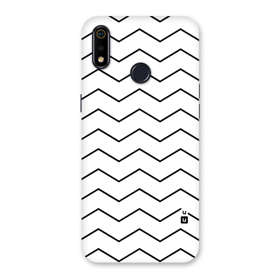 ZigZag Simple Classic Lines Back Case for Realme 3i