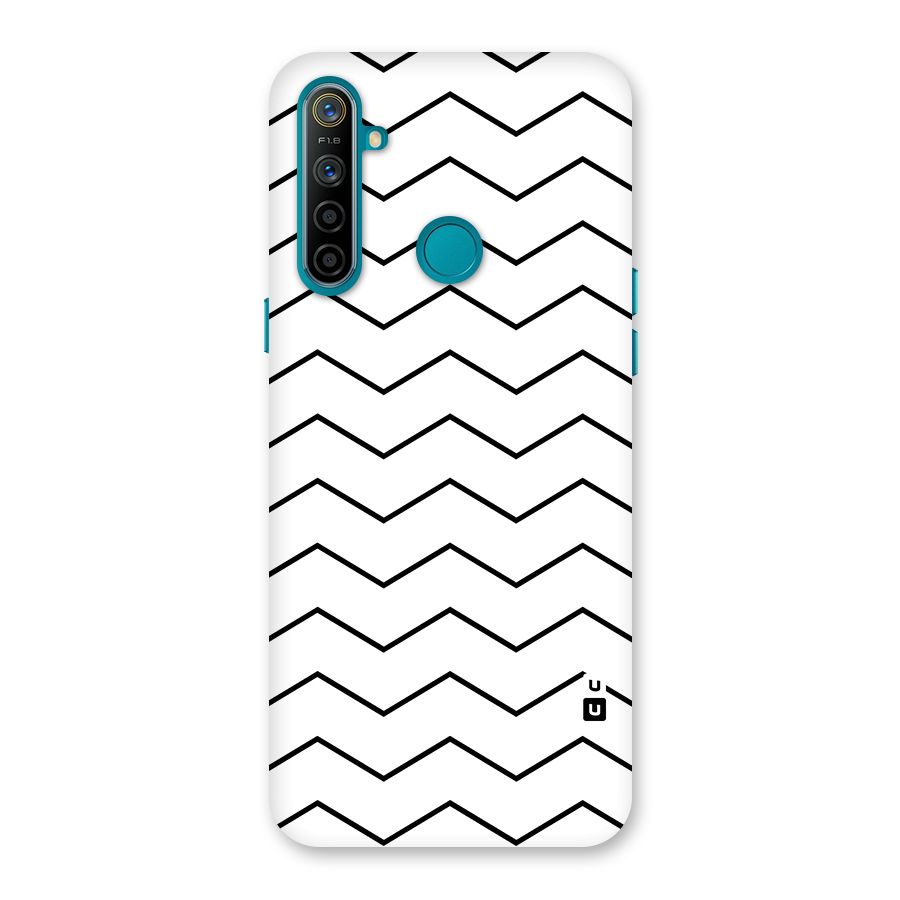 ZigZag Simple Classic Lines Back Case for Realme 5i