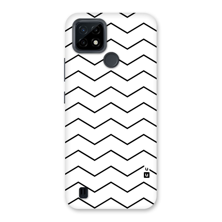 ZigZag Simple Classic Lines Back Case for Realme C21