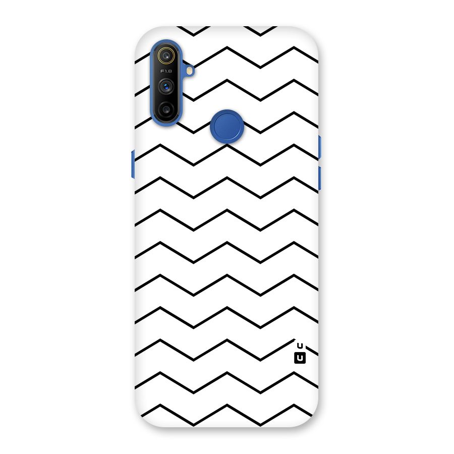 ZigZag Simple Classic Lines Back Case for Realme Narzo 10A
