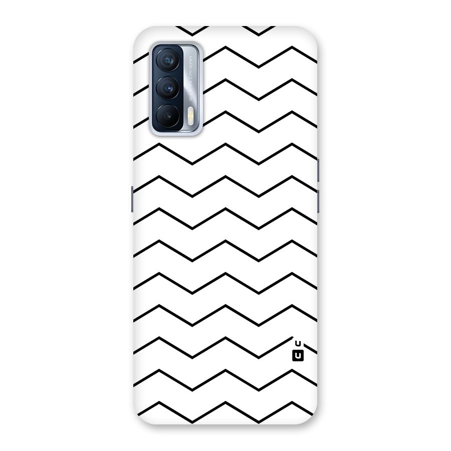 ZigZag Simple Classic Lines Glass Back Case for Realme X7