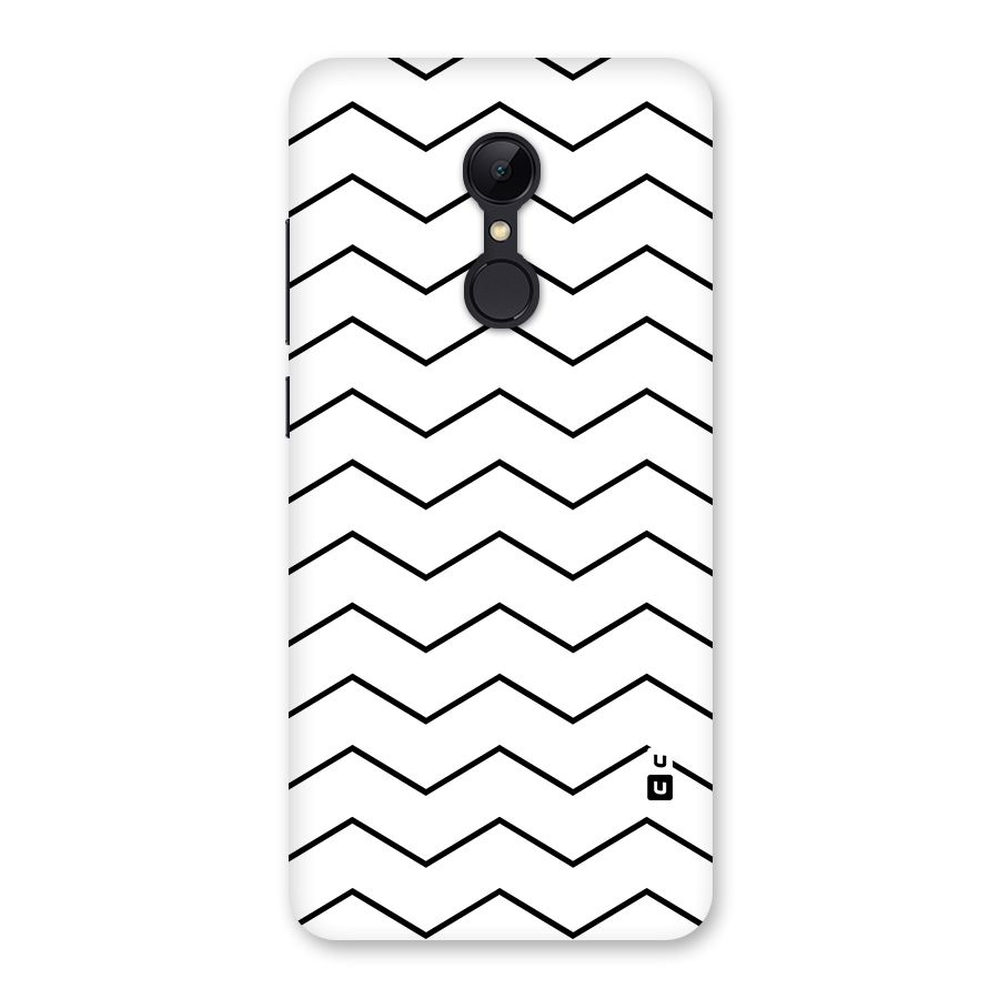 ZigZag Simple Classic Lines Back Case for Redmi 5