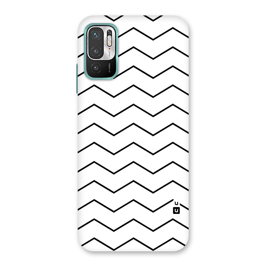 ZigZag Simple Classic Lines Back Case for Redmi Note 10T 5G