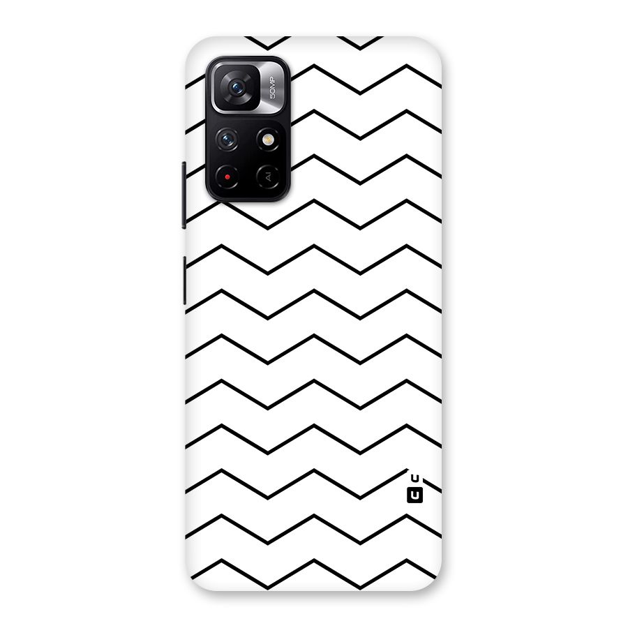 ZigZag Simple Classic Lines Back Case for Redmi Note 11T 5G