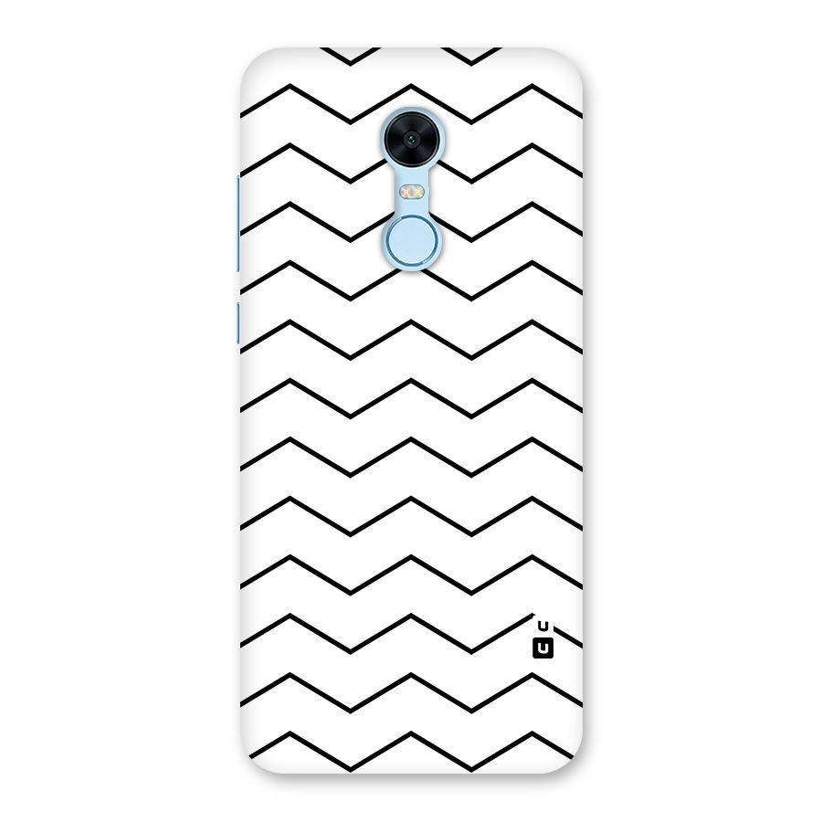 ZigZag Simple Classic Lines Back Case for Redmi Note 5