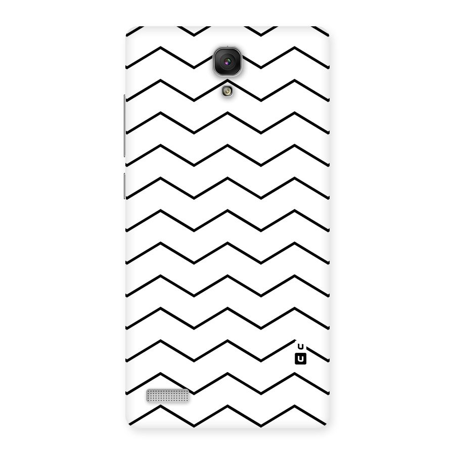 ZigZag Simple Classic Lines Back Case for Redmi Note Prime