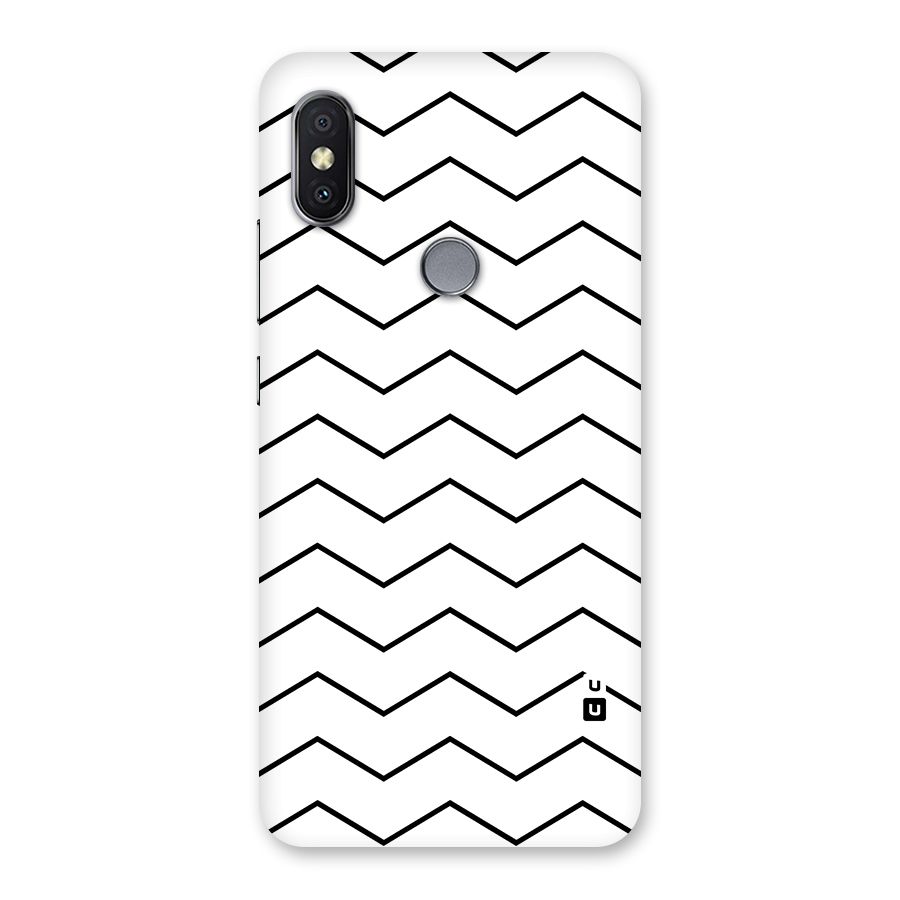 ZigZag Simple Classic Lines Back Case for Redmi Y2