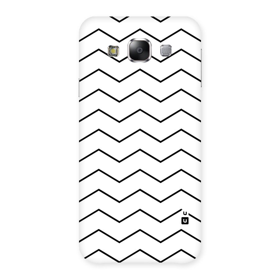 ZigZag Simple Classic Lines Back Case for Samsung Galaxy E5