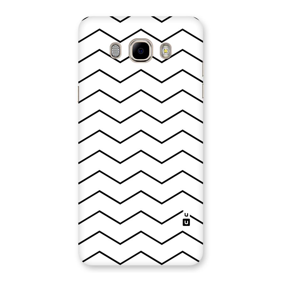 ZigZag Simple Classic Lines Back Case for Samsung Galaxy J7 2016