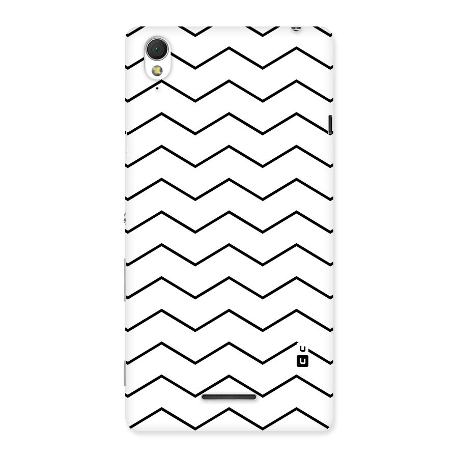 ZigZag Simple Classic Lines Back Case for Sony Xperia T3