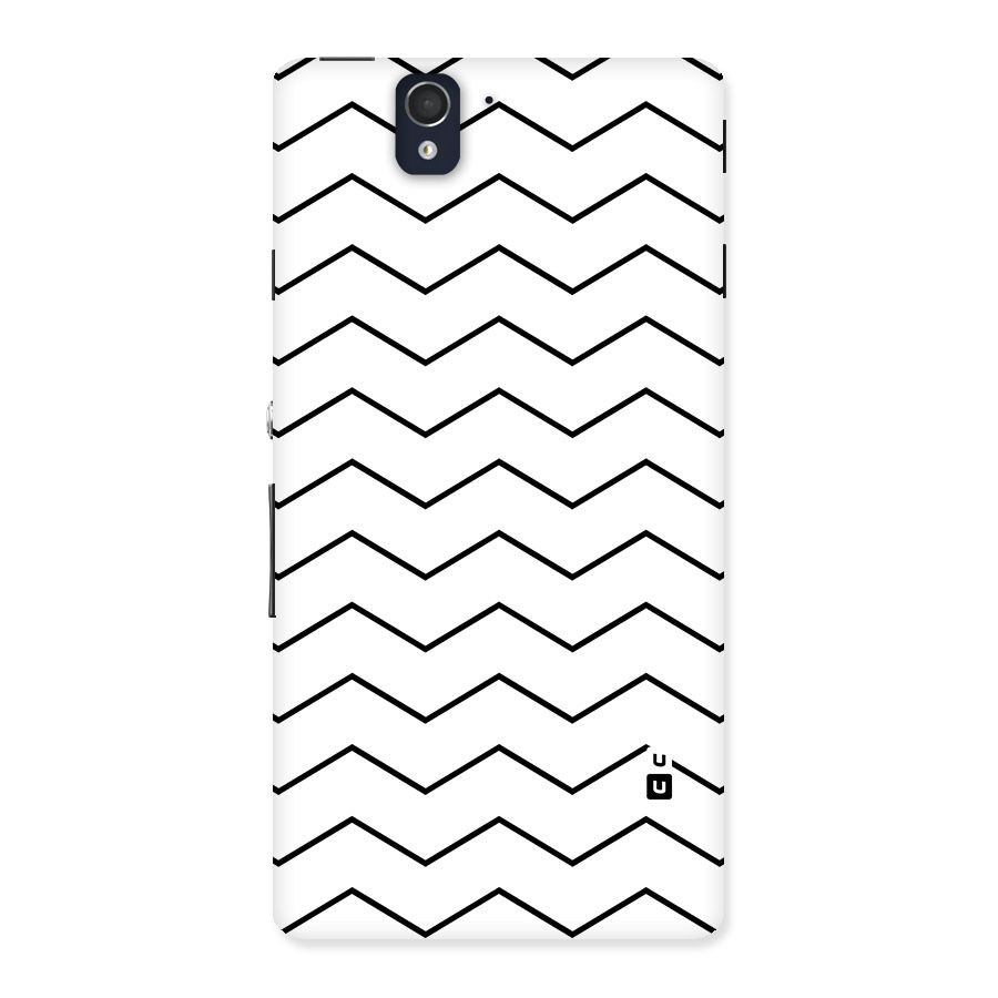 ZigZag Simple Classic Lines Back Case for Sony Xperia Z