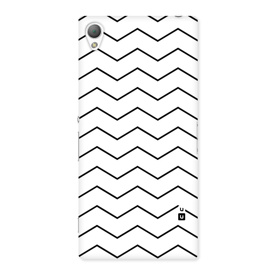 ZigZag Simple Classic Lines Back Case for Sony Xperia Z3