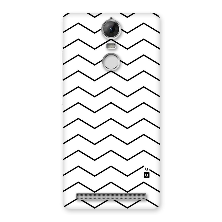 ZigZag Simple Classic Lines Back Case for Vibe K5 Note