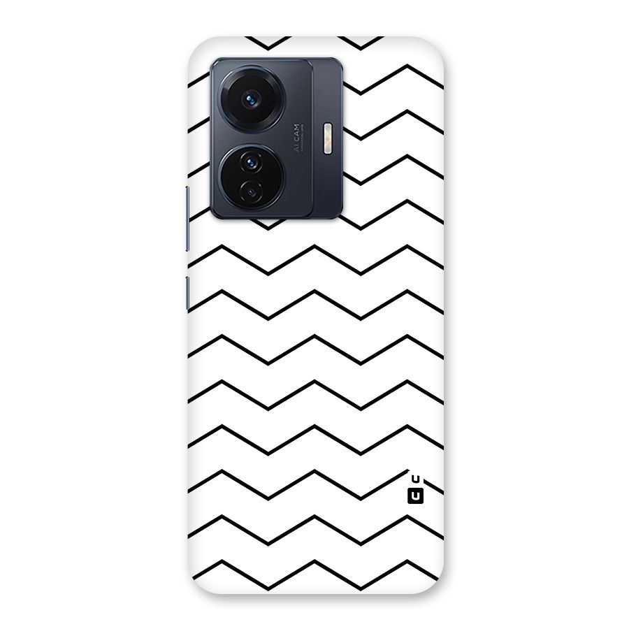 ZigZag Simple Classic Lines Back Case for Vivo T1 Pro