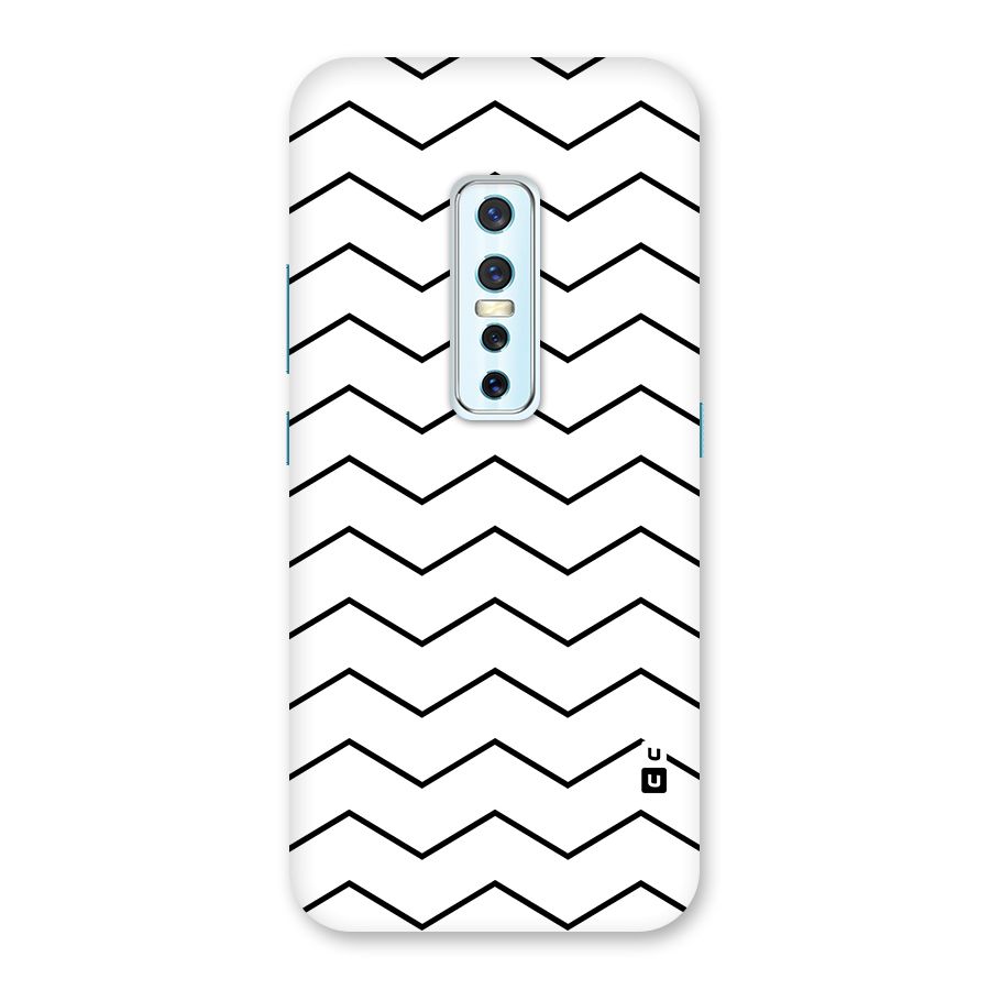 ZigZag Simple Classic Lines Back Case for Vivo V17 Pro