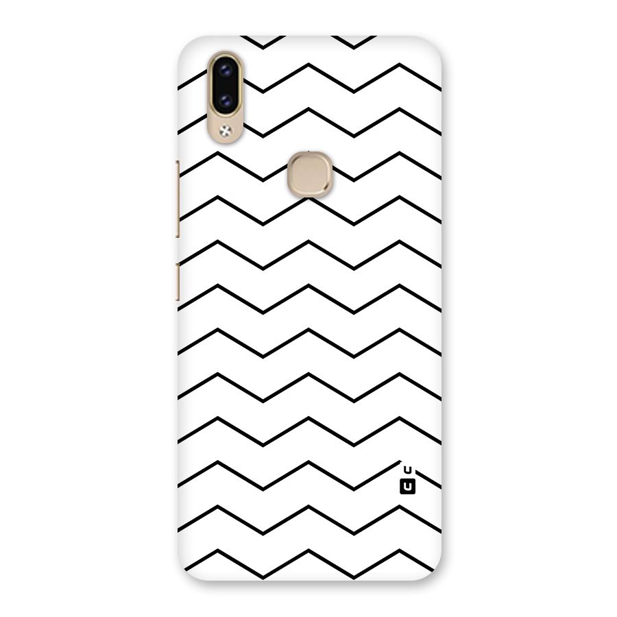 ZigZag Simple Classic Lines Back Case for Vivo V9 Youth