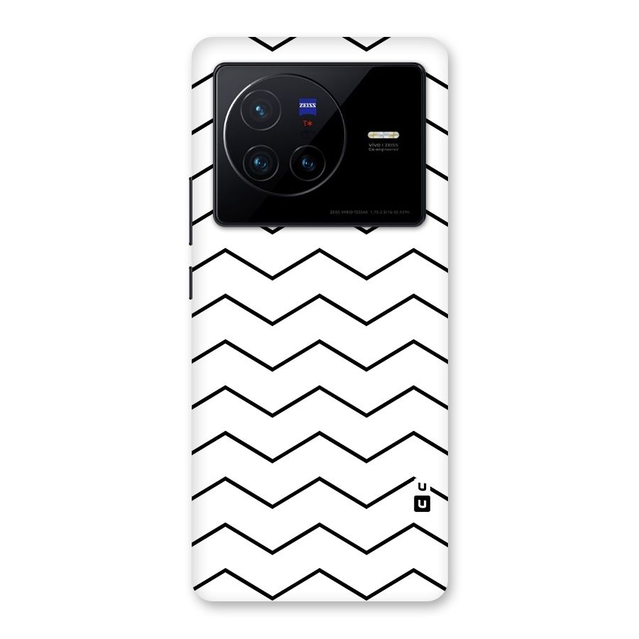 ZigZag Simple Classic Lines Back Case for Vivo X80