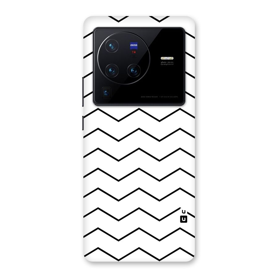 ZigZag Simple Classic Lines Back Case for Vivo X80 Pro
