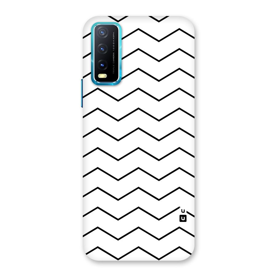 ZigZag Simple Classic Lines Back Case for Vivo Y20A