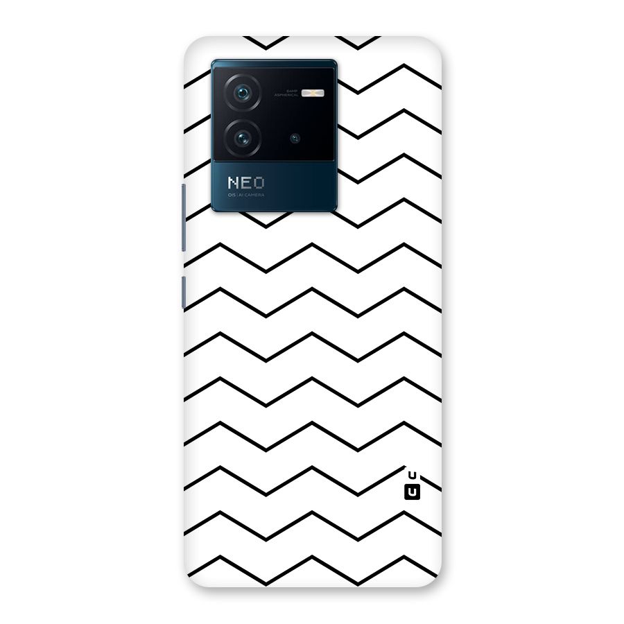 ZigZag Simple Classic Lines Back Case for Vivo iQOO Neo 6 5G