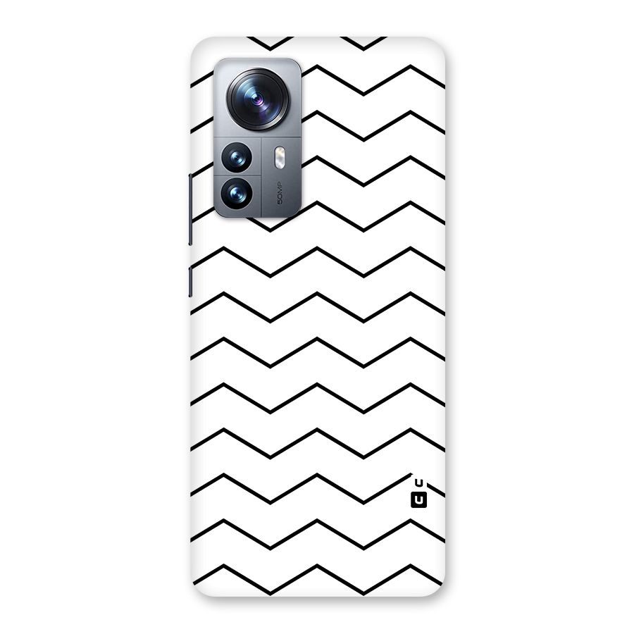 ZigZag Simple Classic Lines Back Case for Xiaomi 12 Pro