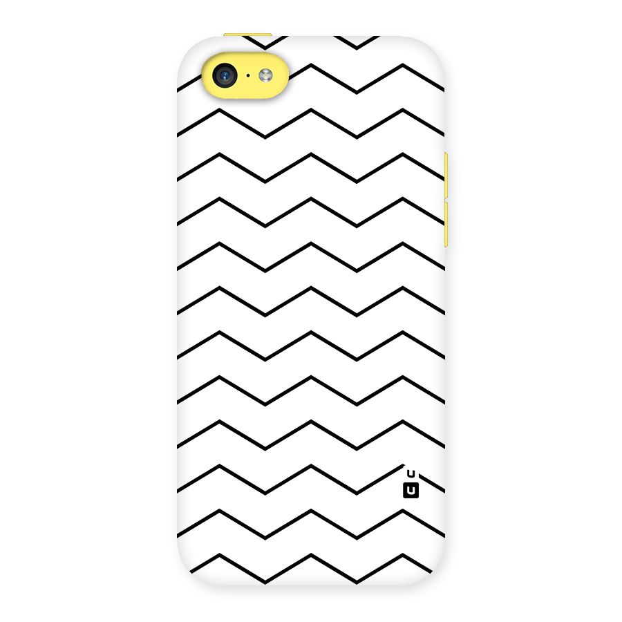 ZigZag Simple Classic Lines Back Case for iPhone 5C