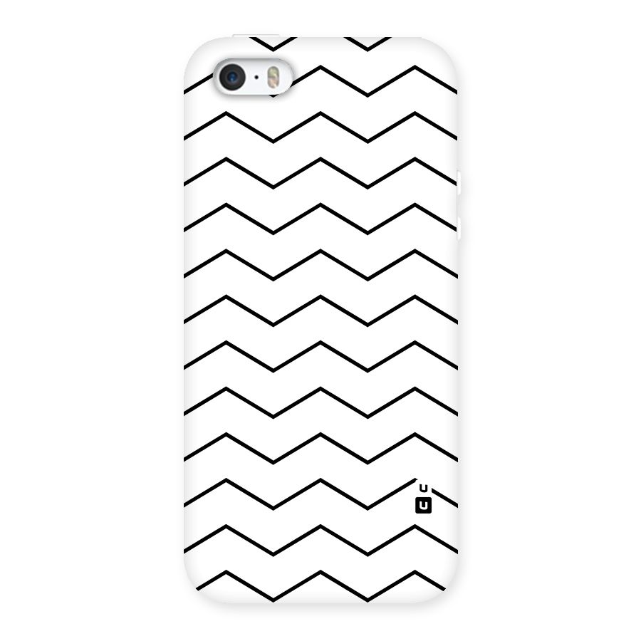ZigZag Simple Classic Lines Back Case for iPhone SE