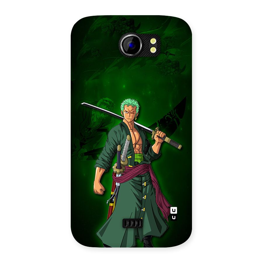 Zoro Ready Back Case for Canvas 2 A110